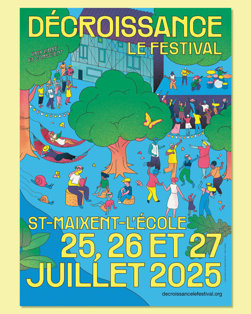 Flyer festival de la décroissance 2025